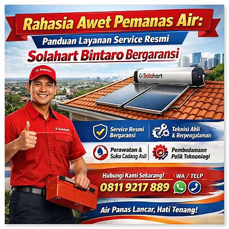 Rahasia Awet Pemanas Air: Panduan Layanan Service Resmi Solahart Bintaro Bergaransi