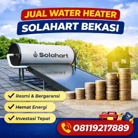 Jual Water Heater Solahart Bekasi Resmi & Berkualitas - Investasi Cerdas untuk Air Panas Hemat Energi